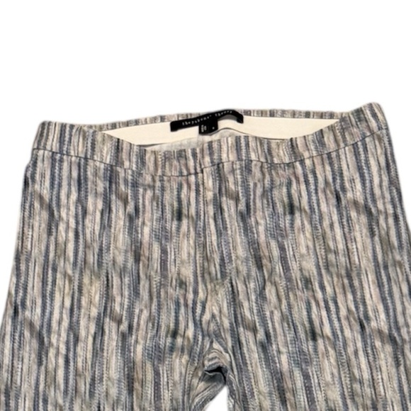 Theyskens' Theory size 4 NWOT pull on Striped Skinny Pants in Blue and Gray - Picture 9 of 11